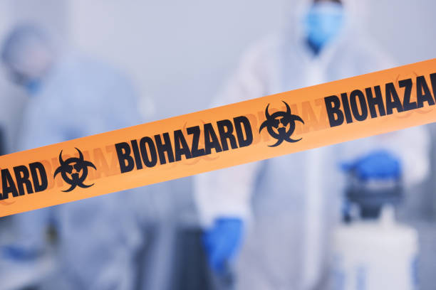 Professional Blood Cleanup technician working in Midland, WA